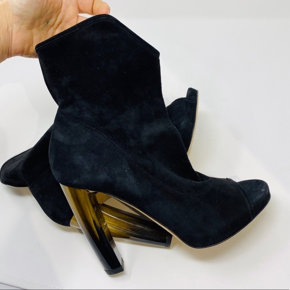 JIMMY CHOO**Black Suede Booties*US 6**$1395 - Picture 8 of 8